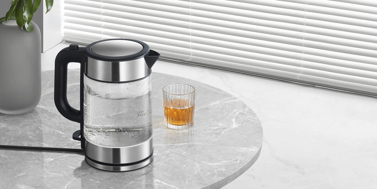 Dayanıklı Borosilikat Cam Kettle